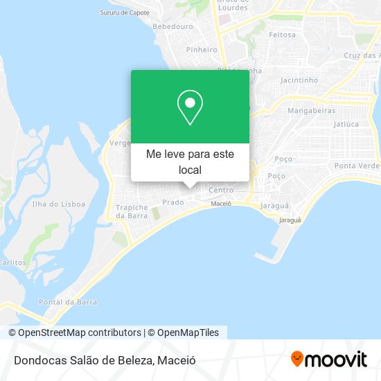 Dondocas Salão de Beleza mapa