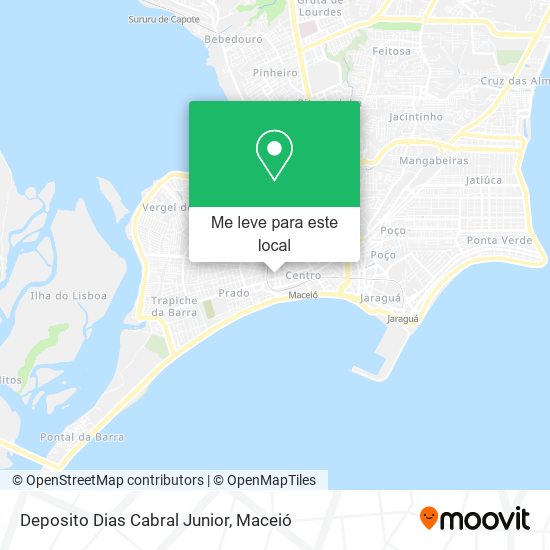 Deposito Dias Cabral Junior mapa