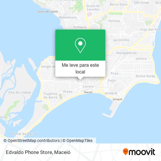 Edvaldo Phone Store mapa