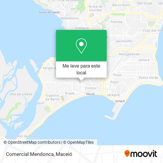 Comercial Mendonca mapa