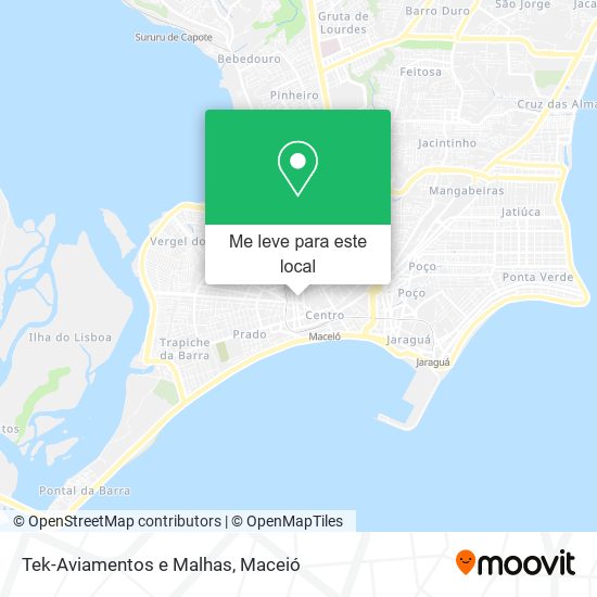 Tek-Aviamentos e Malhas mapa