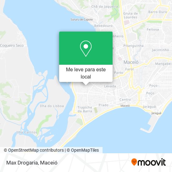 Max Drogaria mapa
