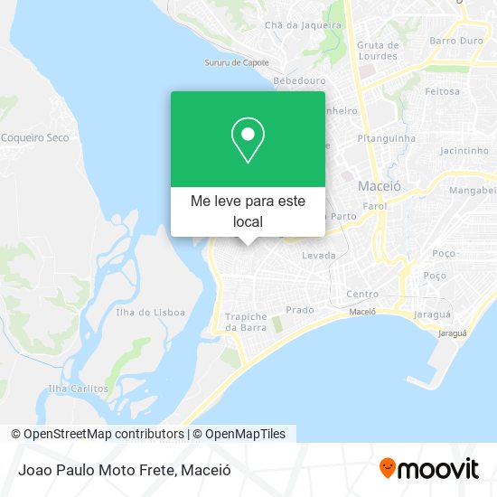 Joao Paulo Moto Frete mapa