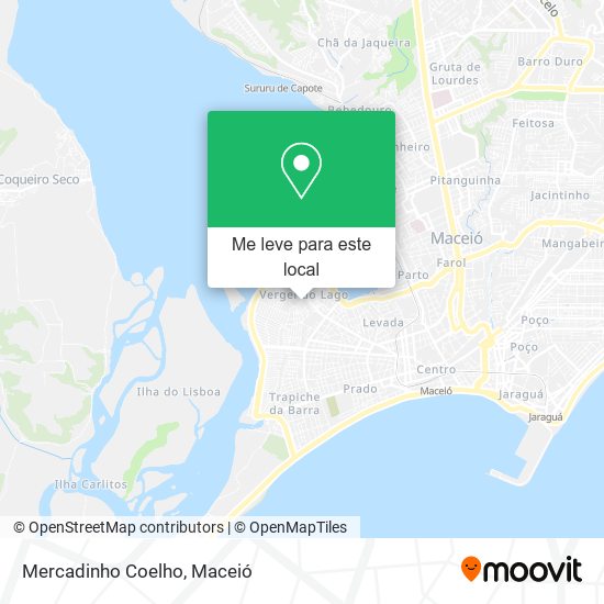 Mercadinho Coelho mapa