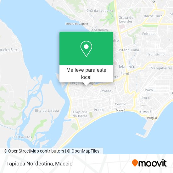 Tapioca Nordestina mapa