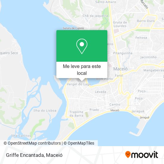 Griffe Encantada mapa