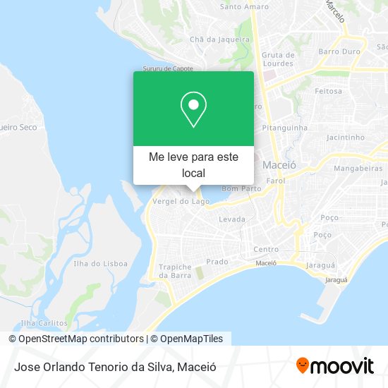 Jose Orlando Tenorio da Silva mapa