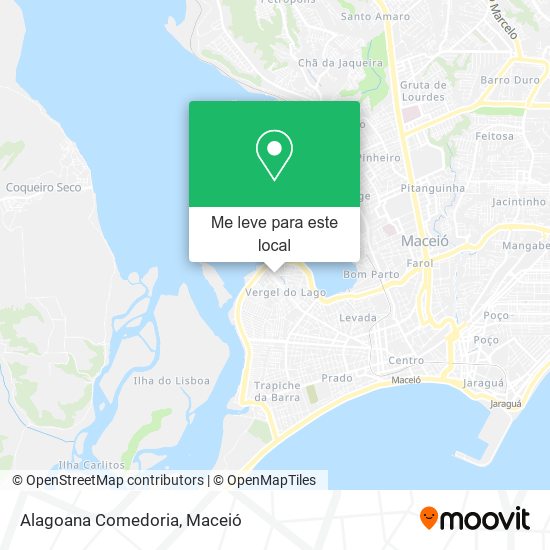Alagoana Comedoria mapa