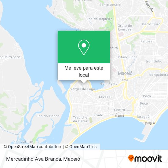 Mercadinho Asa Branca mapa