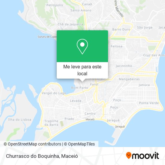 Churrasco do Boquinha mapa