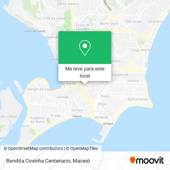 Bendita Coxinha Centenario mapa
