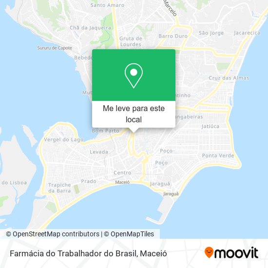 Farmácia do Trabalhador do Brasil mapa