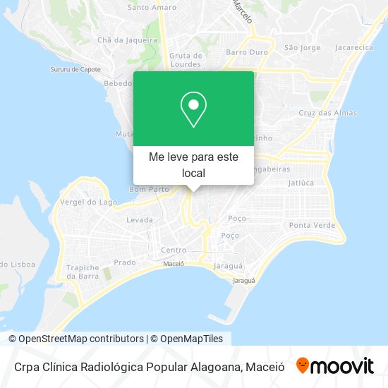 Crpa Clínica Radiológica Popular Alagoana mapa