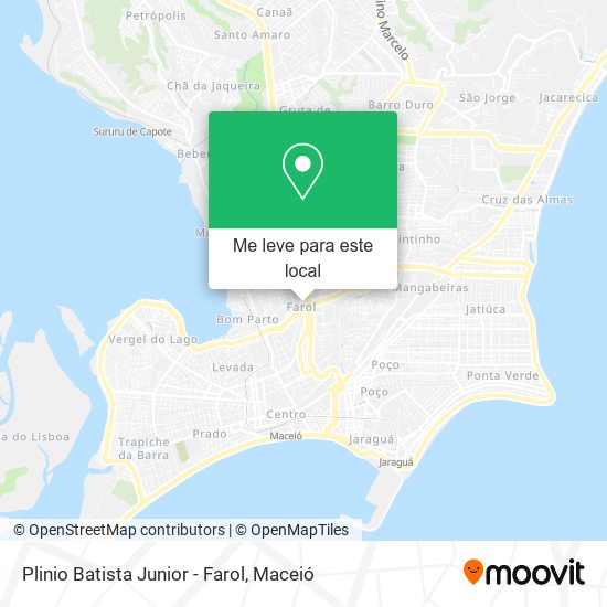 Plinio Batista Junior - Farol mapa