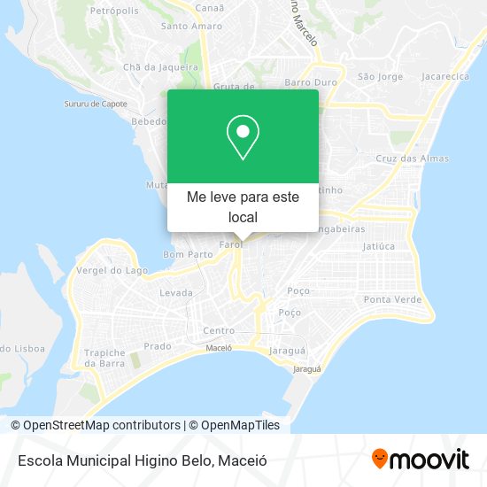 Escola Municipal Higino Belo mapa