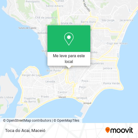 Toca do Acai mapa