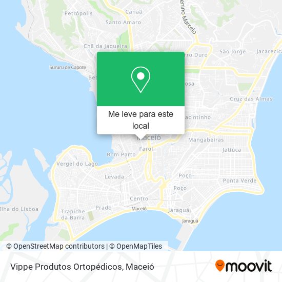 Vippe Produtos Ortopédicos mapa