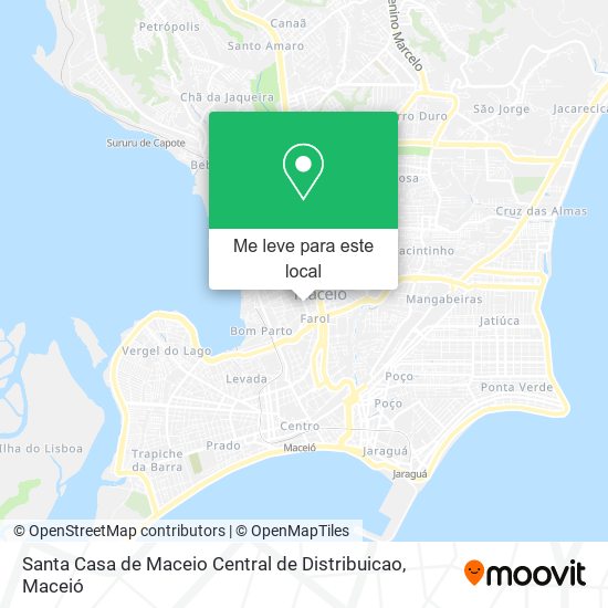 Santa Casa de Maceio Central de Distribuicao mapa