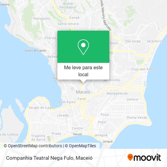 Companhia Teatral Nega Fulo mapa