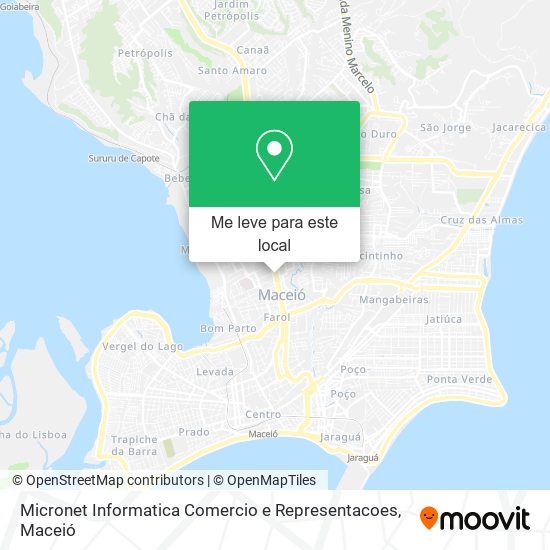Micronet Informatica Comercio e Representacoes mapa