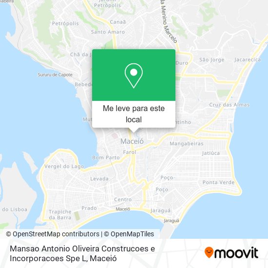 Mansao Antonio Oliveira Construcoes e Incorporacoes Spe L mapa