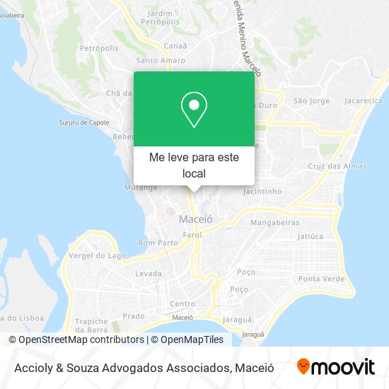Accioly & Souza Advogados Associados mapa