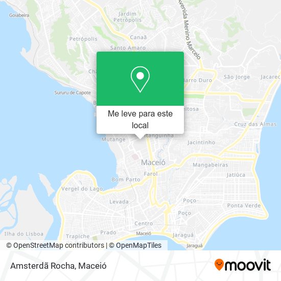 Amsterdã Rocha mapa