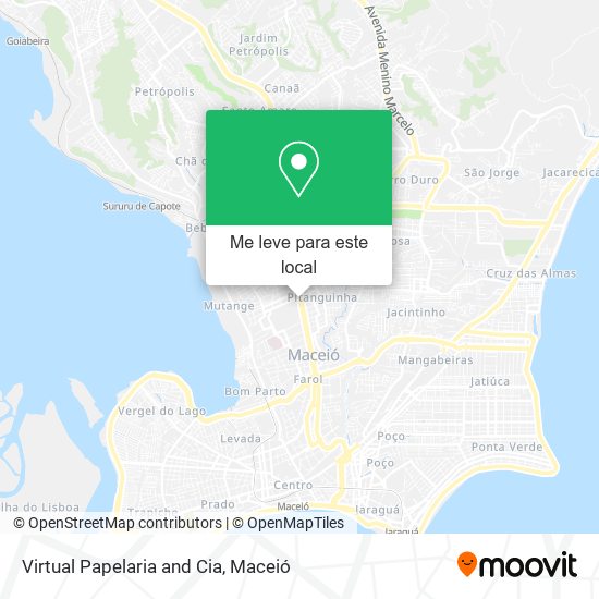 Virtual Papelaria and Cia mapa