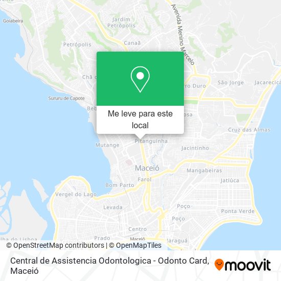 Central de Assistencia Odontologica - Odonto Card mapa