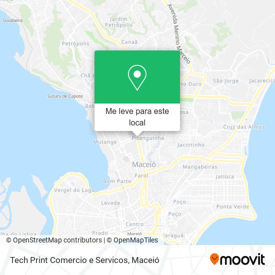 Tech Print Comercio e Servicos mapa