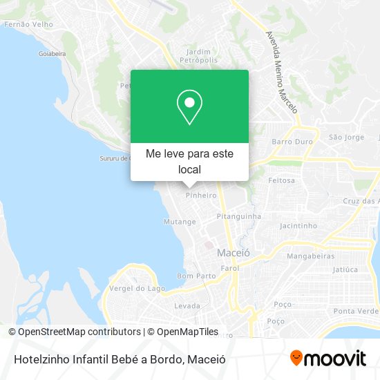 Hotelzinho Infantil Bebé a Bordo mapa