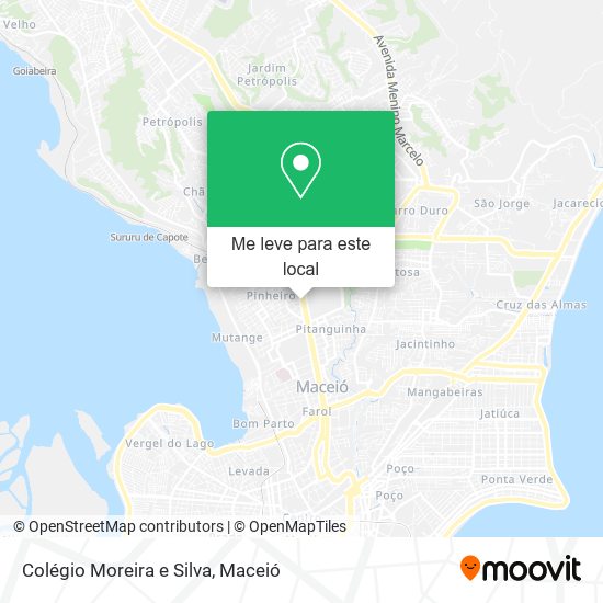 Colégio Moreira e Silva mapa