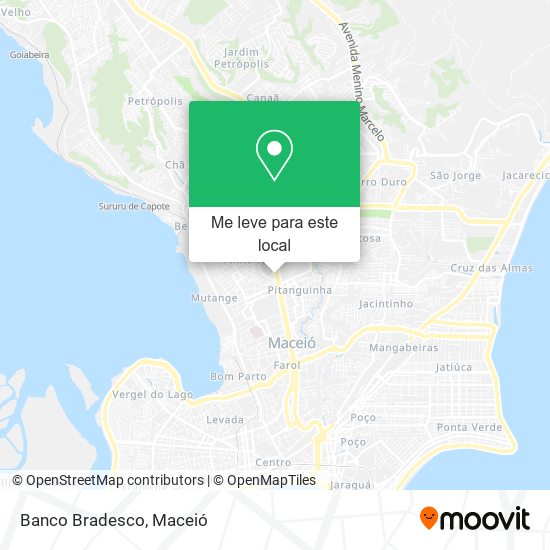 Banco Bradesco mapa