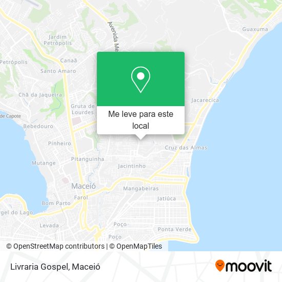 Livraria Gospel mapa