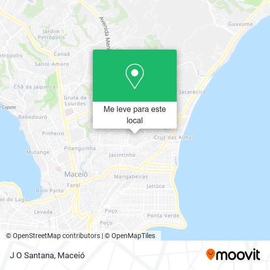 J O Santana mapa