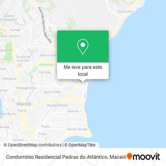 Condomínio Residencial Pedras do Atlântico mapa