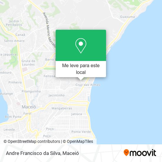 Andre Francisco da Silva mapa