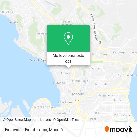 Fisiovida - Fisioterapia mapa