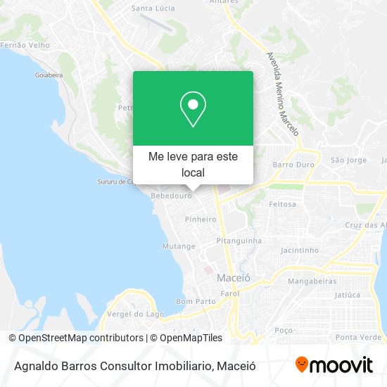 Agnaldo Barros Consultor Imobiliario mapa