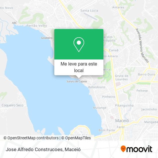 Jose Alfredo Construcoes mapa