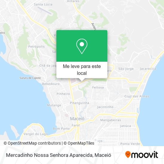 Mercadinho Nossa Senhora Aparecida mapa