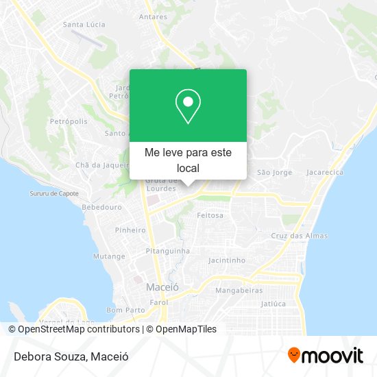 Debora Souza mapa