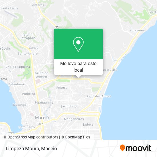 Limpeza Moura mapa
