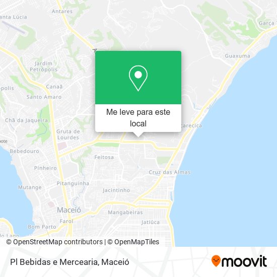 Pl Bebidas e Mercearia mapa