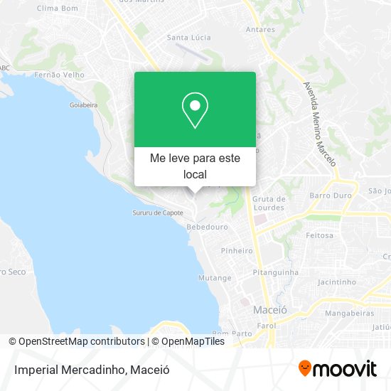 Imperial Mercadinho mapa