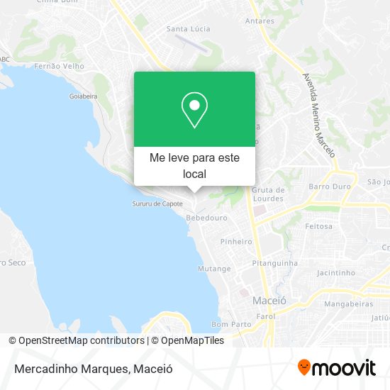 Mercadinho Marques mapa