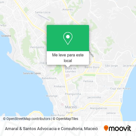 Amaral & Santos Advocacia e Consultoria mapa