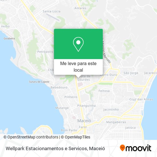 Wellpark Estacionamentos e Servicos mapa