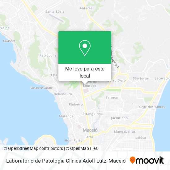 Laboratório de Patologia Clínica Adolf Lutz mapa