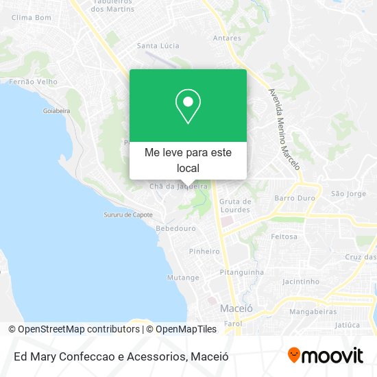 Ed Mary Confeccao e Acessorios mapa